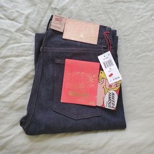 Naked and Famous Denim Year of the Metal Rat Weird Guy Fit in Indigo